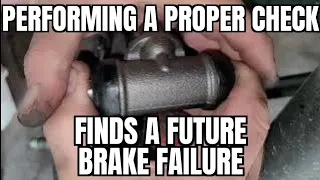 Surprise Brake Leak Discovery Leads To Replacing Wheel Cylinders