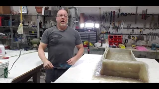 Mold making ,a quick fiberglass tip.