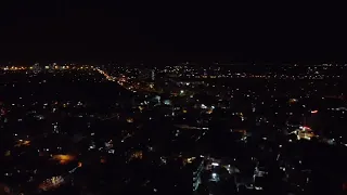 Ngắm cảnh thành phố về đêm cùng với flycam dji mini se