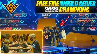 FREE FIRE WORLD SERIES 2022 CHAMPION 🏆 | FREE FIRE WORLD SERIES 2022 WINNER 🔥🔥 | FFWS 2022