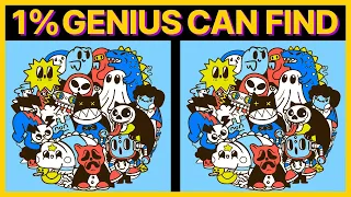 Spot The Difference Brain Games! Only 1% Genius Can Find