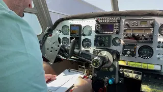 Startup and last flight in the Beechcraft K35 Bonanza