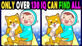 【Find the difference】Only Over 130 IQ Can Find All! / Fun Challenge【Spot the difference】496