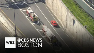 Smoke seen pouring out of exhaust pipe at Ted Williams Tunnel in Boston