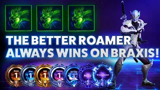 Genji Dragonblade - BETTER ROAMER ALWAYS WINS ON BRAXIS! - Grandmaster Storm League