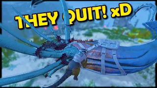 I Made The Tribe That Wanted To Raid Me QUIT! xD | ARK Ascended Smalls Ep.10