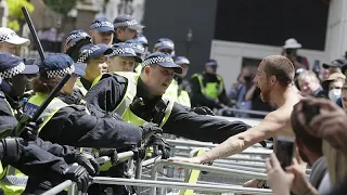 Gegen "Black Lives Matter": Rechte protestieren in London