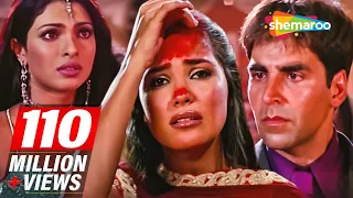 Akshay Kumar marry Lara Dutta infront of Priyanka Chopra | Andaaz movie Scene | #andaazmovie