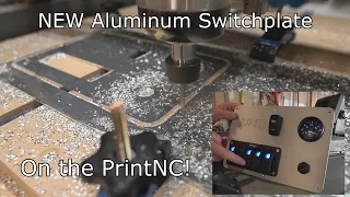 I made my Dad an Aluminum switchplate for his boat!