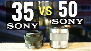 Sony SEL35F18 vs SEL50F18 Comparison