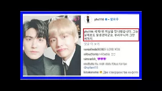 [Breaking News]'세계 미남 1위' 선정된 방탄 뷔 놀리는 박형식