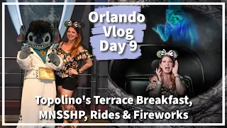 Topolino's Terrace Breakfast, Skyliner rides, & Mickey's No So Scary Halloween Party!