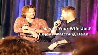 Jensen Ackles Jokes About Jared's Wife Liking Dean But Jared BURNS Him With Holy Fire! ORLCON 2018