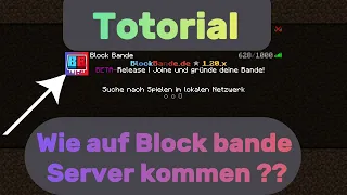 (Totorial) Wie auf Block Bande  Server kommen ????