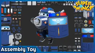 [SuperWings Assemble] Super charged Paul! | Assembly toy |  Super wings toys