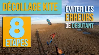 Kitesurf - Eviter les erreurs de débutant au décollage du kite ⚠