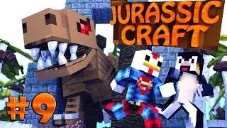 Minecraft | Jurassic Craft - Dinosaurs Ep 9 "TRAIN STATION!"