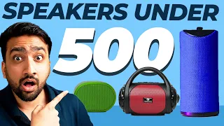 Top 4 Bluetooth Speakers under 500 in India 2023⚡REAL TESTS - Loudness & Bass!⚡🔊 in Hindi