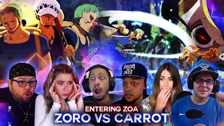 Zoro vs Carrot ! Entering ZOU ! Reaction Mashup