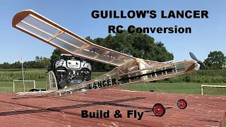 Guillow's Lancer Radio Control Build and Fly