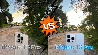 LUCHA de cámaras - iPhone 15 Pro VS iPhone 13 Pro