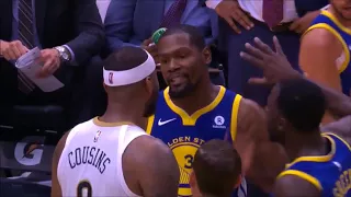 KEVIN DURANT GETS EJECTED AGAIN AND STEPH CURRY INJURES ANKLE WARRIORS VS PELICANS