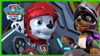 PAW Patrol Rescue Knights stop a fire breathing dragon! | PAW Patrol | Cartoons for Kids Compilation