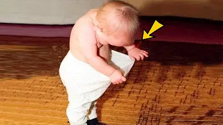 BABY keeps staring at something in his PANTS  when MOM discovers why she calls the POLICE