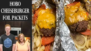 HOBO CHEESEBURGER FOIL PACKETS RECIPE | Easy Dinner Idea