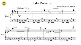 Under Pressure by Queen & David Bowie (Piano Solo/Sheets)