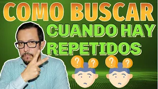 Como hacer una BUSQUEDA CON DOS VALORES cuando existen datos DUPLICADOS en Excel usando Buscarv.