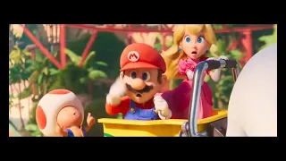 super mario movie take on me/ kong island scene