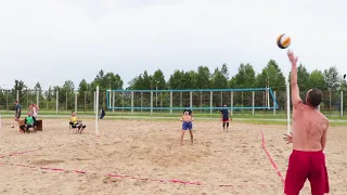 Пляжный волейбол. Ветераны старше 40 лет. Потапов/Попов vs Емельянов/ Макаров