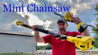 I Found A Handy Tool  - Imoum Mini Chainsaw With Pole Attachment