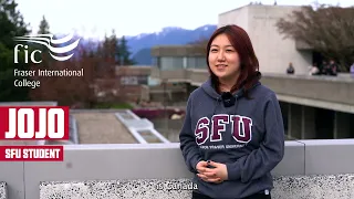 Meet Jojo, a current Simon Fraser University student and Fraser International College alumni!