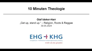 "Get up, stand up." - Religion, Roots und Reggae | 10 Minuten Theologie