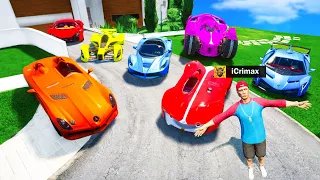 Ich KLAUE alle BILLIONÄR AUTOS in GTA 5 RP!