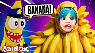 BA BA BA BANANA!!! 🍌 ROBLOX Escape Banana Police Family OBBY! ( Alec GO! )