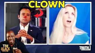 Ann Coulter CLOWNS Vivek Ramaswamy To His FACE!