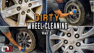 DIRTY Wheel Cleaning Compilation Vol 3! | Muddy Pressure Washing and Tire Cleaning