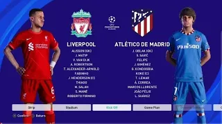 Liverpool vs Atletico madrid (UEFA CHAMPIONS LEAGUE) 2021