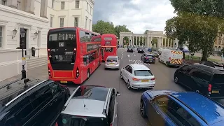 Rain&Sunshine Sunday Afternoon London Bus Ride From Oxford Circus To Putney Common On Route 22