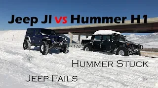 Jeep JL Rubicon vs Hummer H1