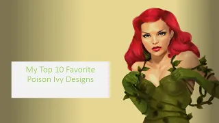 My Top 10 Favorite Poison Ivy Designs