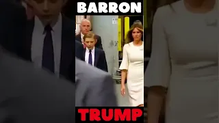 ✅ Barron Trump with parents, very cute !
