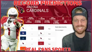 ARIZONA CARDINALS | 2023-2024 NFL SEASON RECORD PREDICTIONS || REAL FANS SPORTS