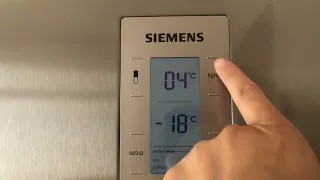 Siemens buzdolabı ayarları dijital ekran detayları