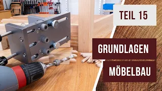 Grundlagen Möbelbau - Teil 15 - Dübelverbindungen am Rahmen