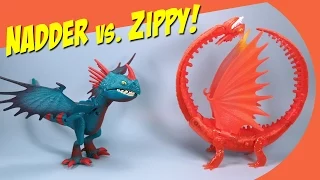 How to Train Your Dragon 2 Dark Deadly Nadder & Orange Flame Zippleback