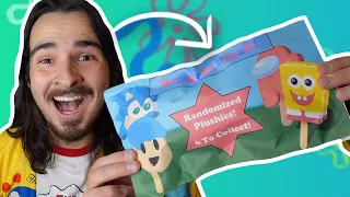 Mystery Popsicle Plushies! Spongebob, Sonic, Among Us, & More!